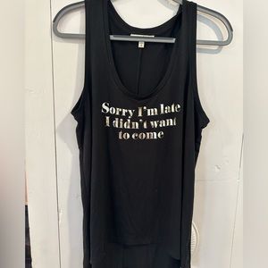 Last chance! 🚨 Express One-Eleven Graphic Tank, Size L